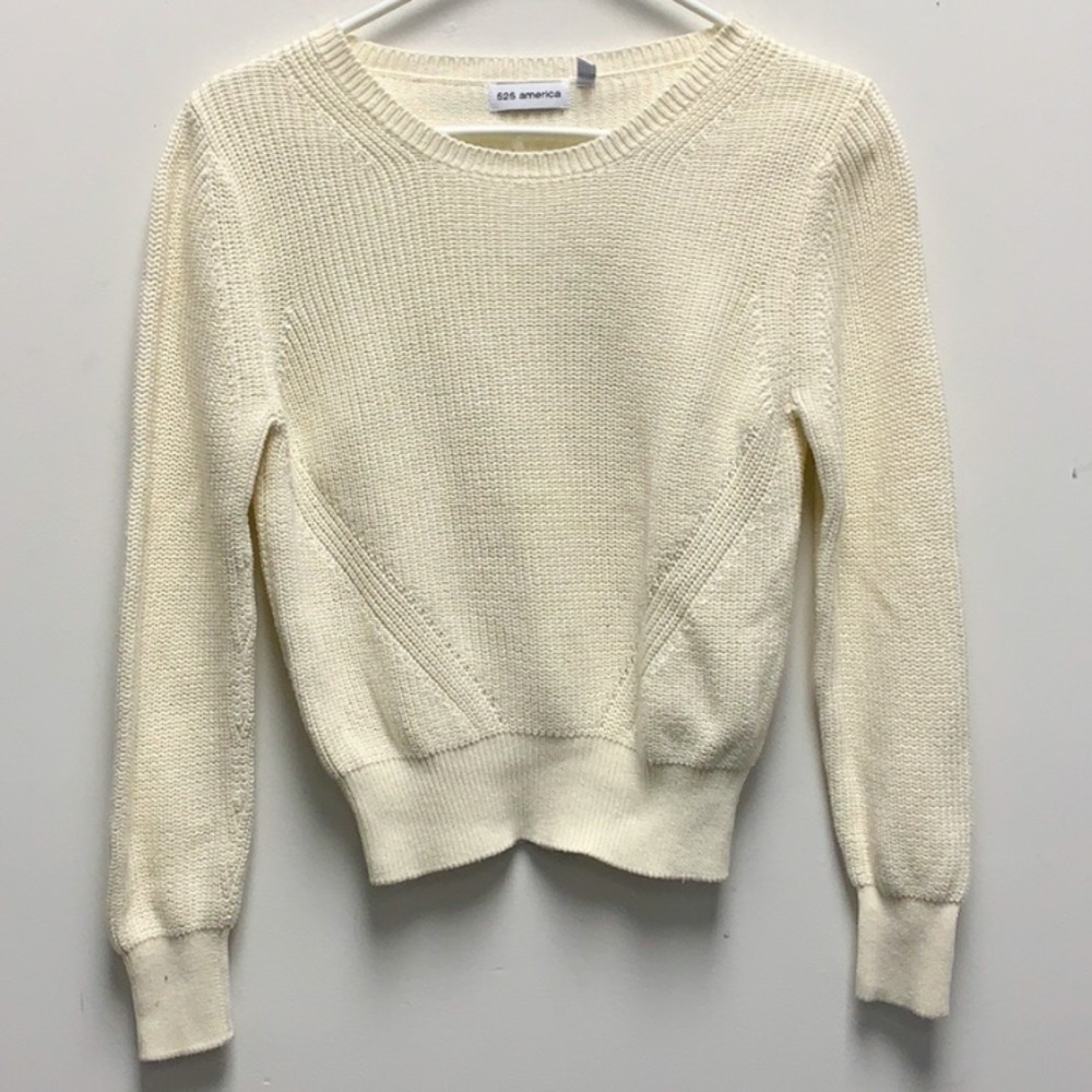 525 America cream sweater